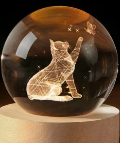 LED gloeibol massief glas.