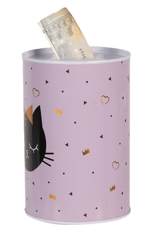 Spaarpot kat roze - Afbeelding 2